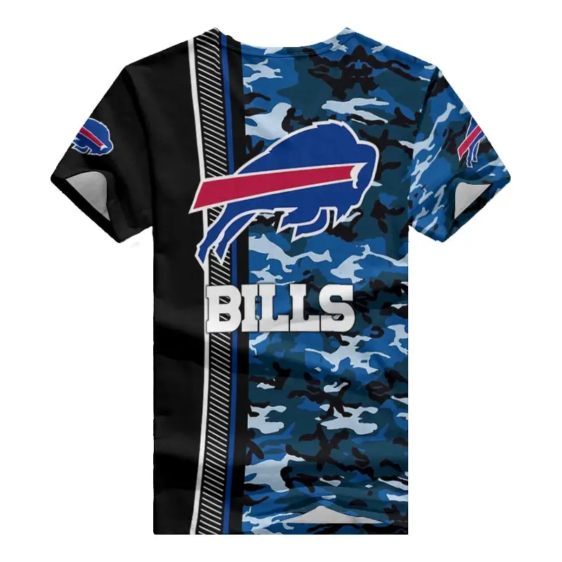 Buffalo Bills V-neck Women T-shirt Lifestyle Image