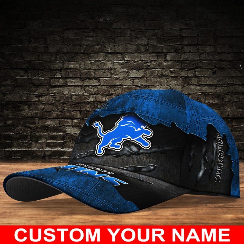 Personalized Detroit Lions Cap