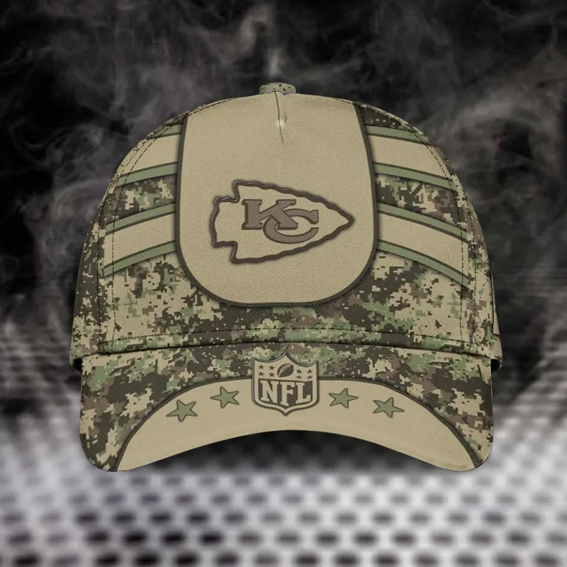 Kansas City Chiefs Personalized Classic Cap - Side View
