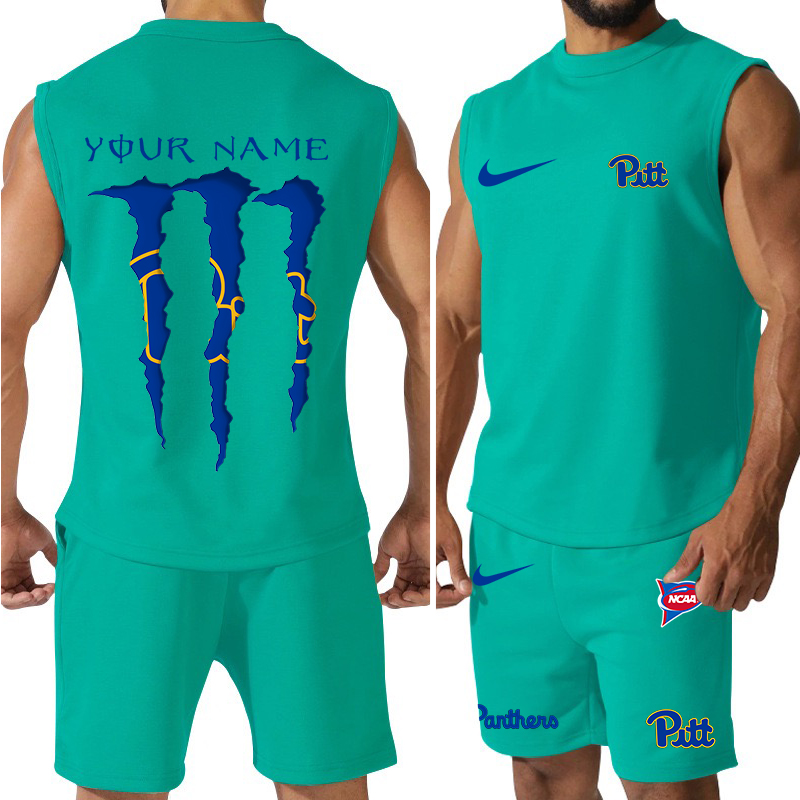 Pittsburgh Panthers Jersey Tank Top and Shorts 3