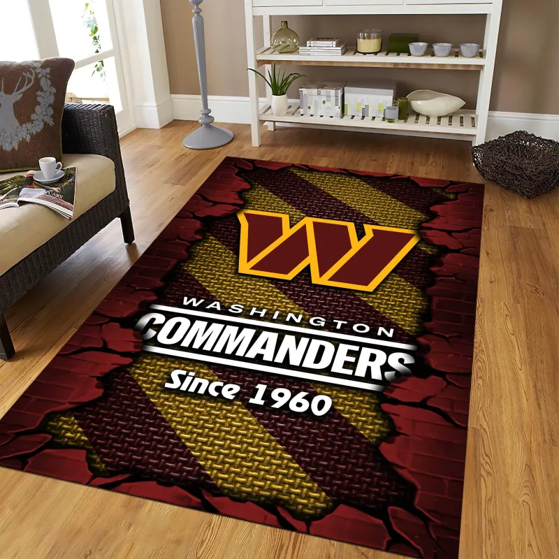 Washington Commanders Living Room Rug - Second View