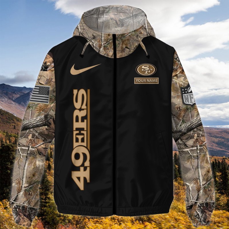 49ers Outdoor Jacket Back View