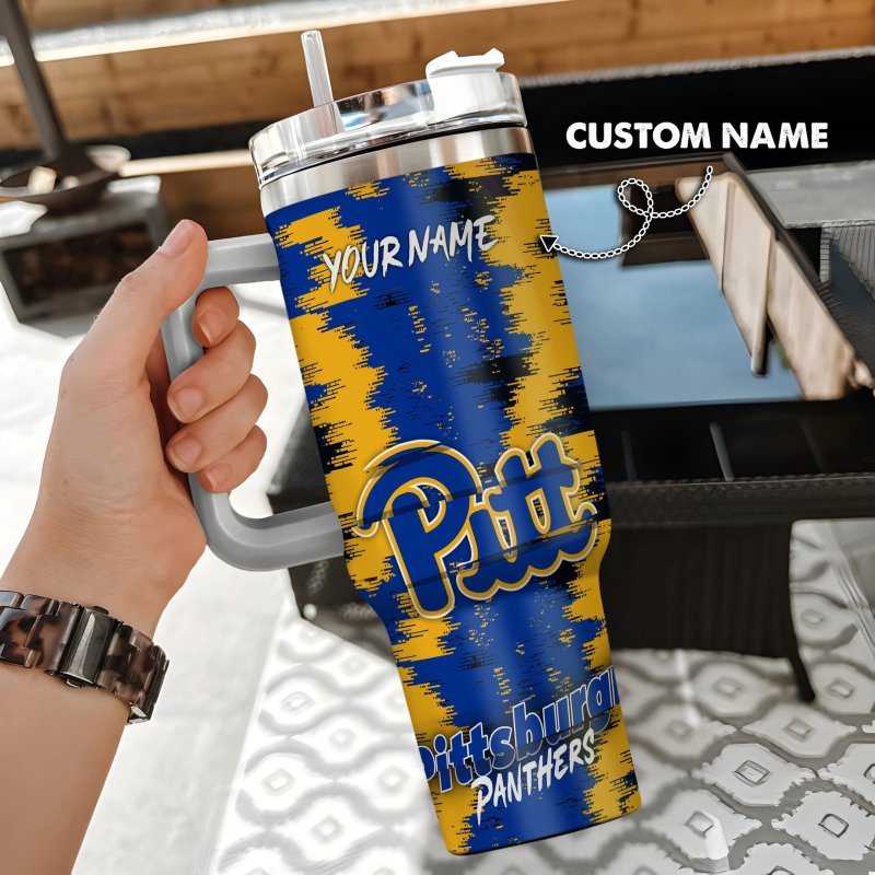 Personalized Pittsburgh Panthers Tumbler