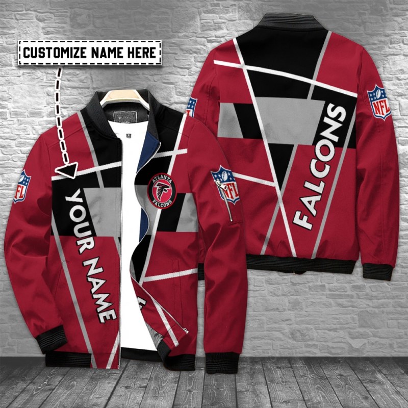 Atlanta Falcons Bomber Jacket Front