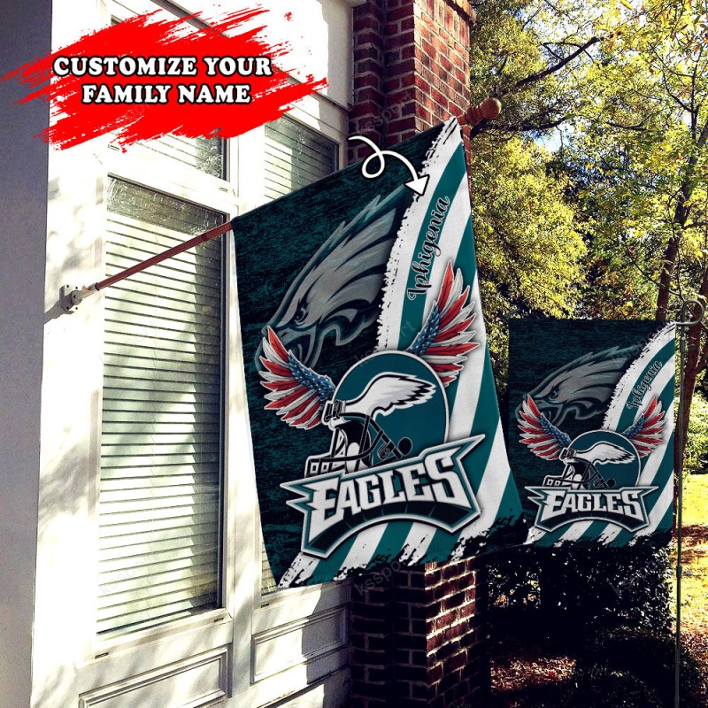 Philadelphia Eagles Personalized Flag