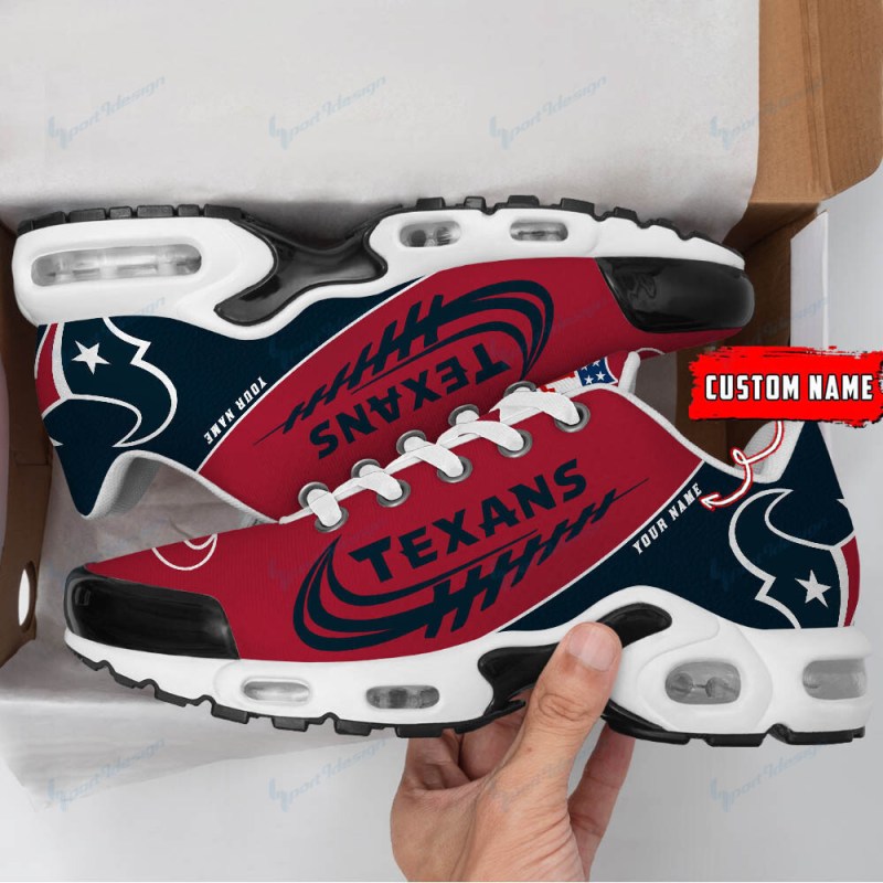 Houston Texans Personalized Plus T-N Youth Sneakers