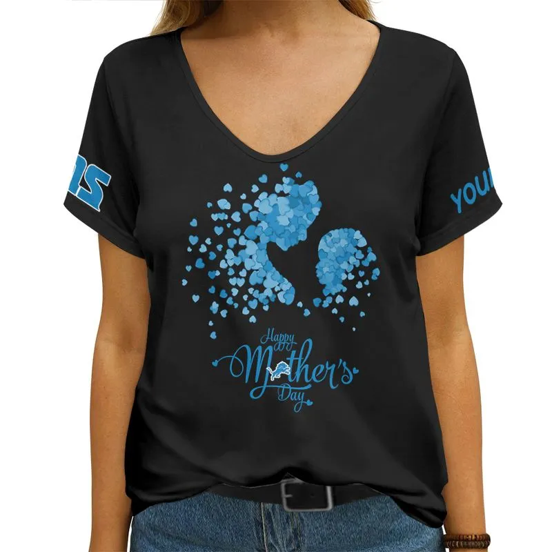 Detroit Lions V-Neck T-Shirt