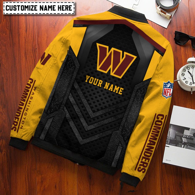 Washington Commanders Bomber Jacket Details