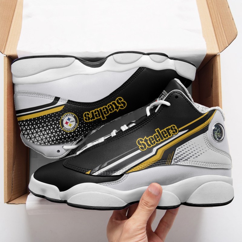 Pittsburgh Steelers JD13 Sneakers Front View