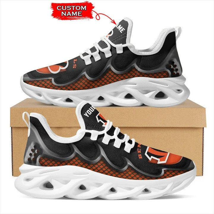 Cincinnati Bengals Personalized Yezy Running Sneakers