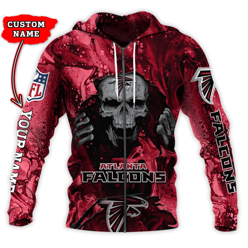 Atlanta Falcons Personalized Hoodie and Joggers AZCHD976 7 Atlanta Falcons Hoodie