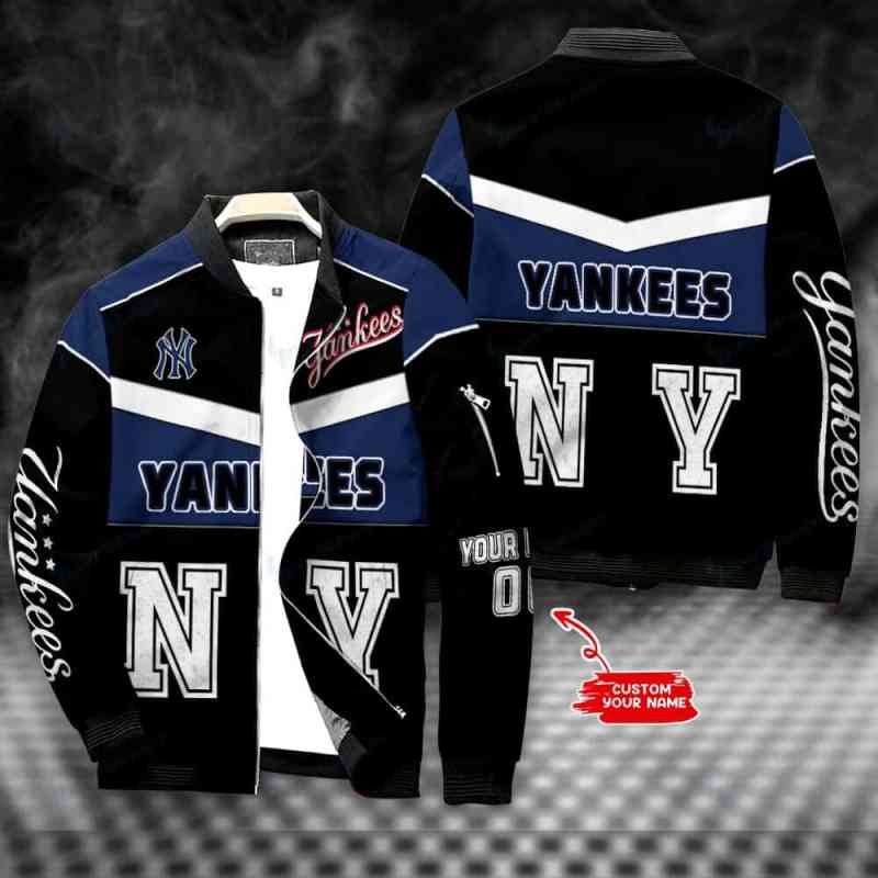 New York Yankees Personalized Bomber Jacket Image 1