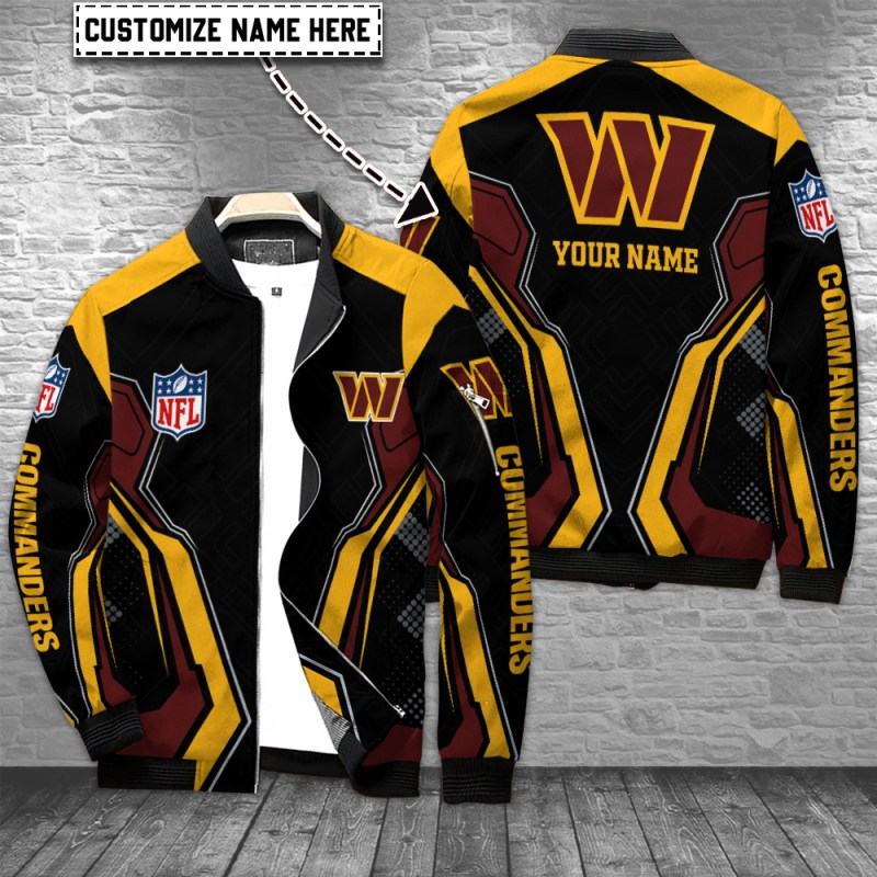 Washington Commanders Personalized Bomber Jacket