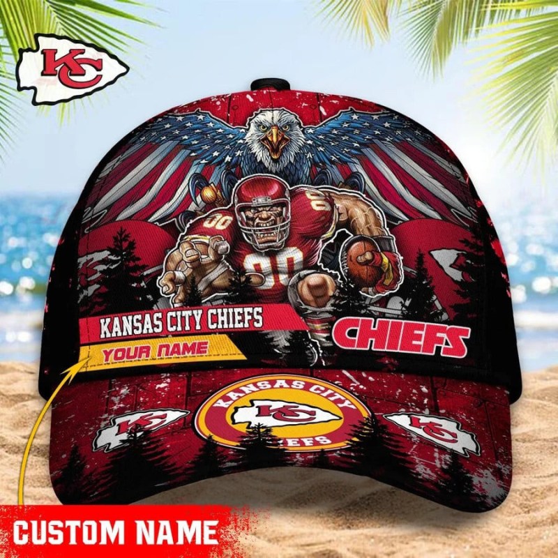 Kansas City Chiefs Personalized Classic Cap Image 1
