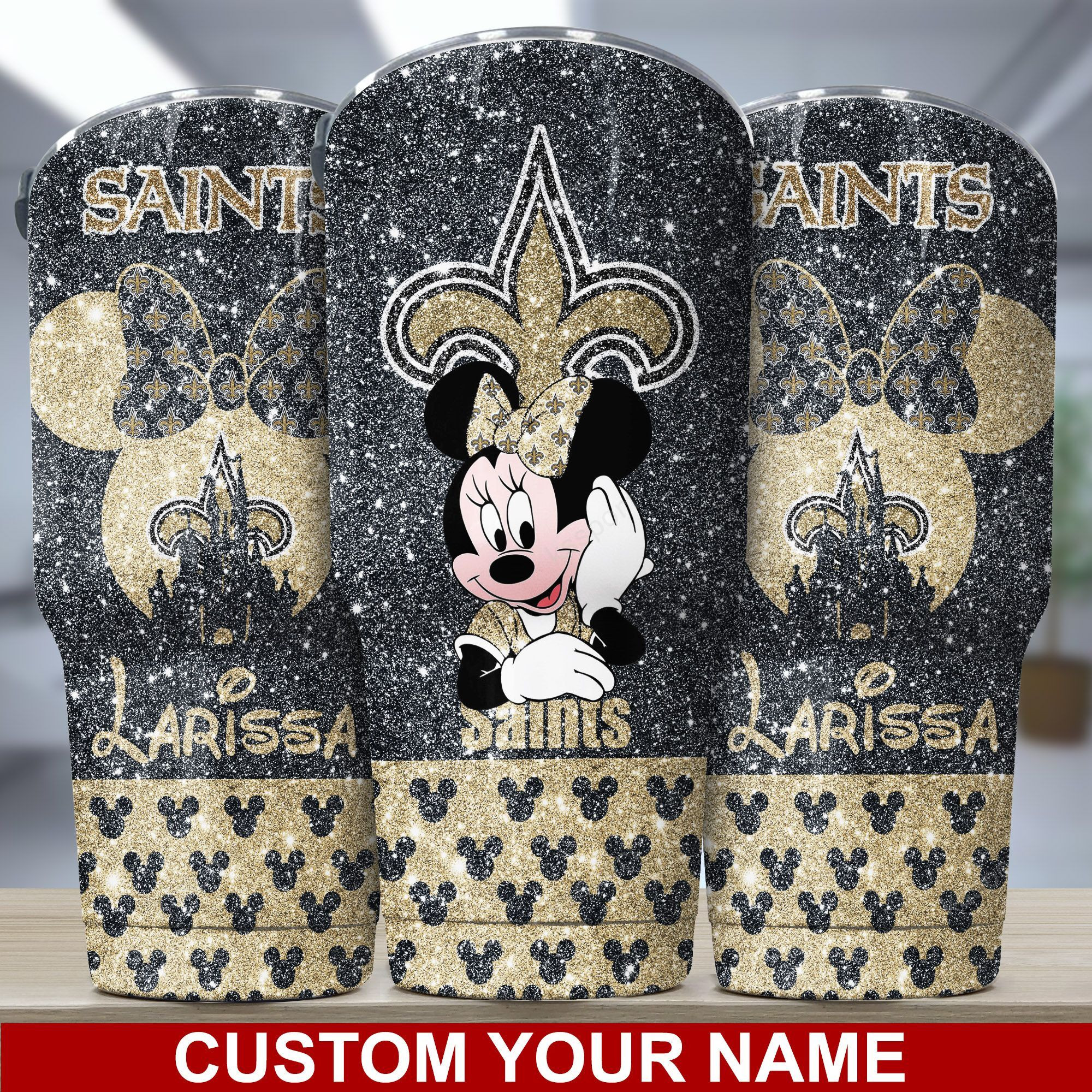 New Orleans Saints Personalized Tumbler Image 1