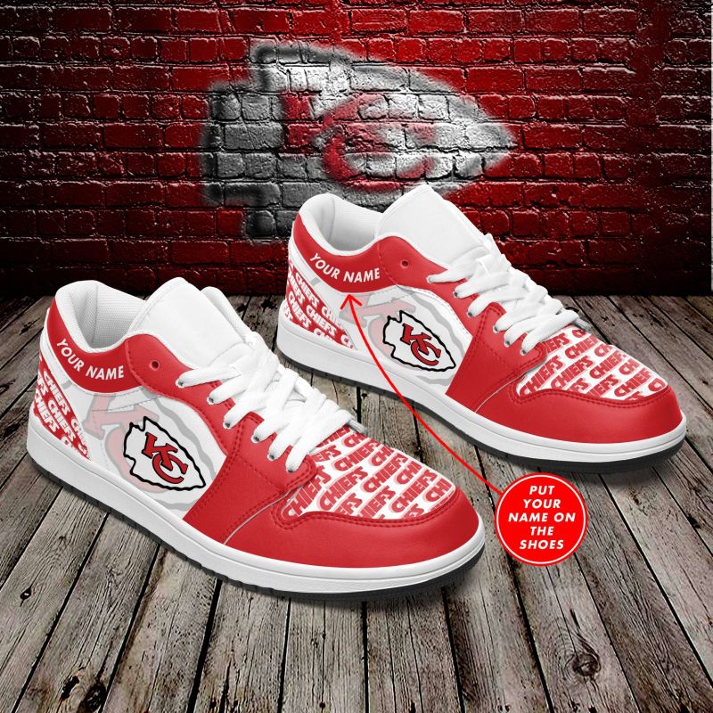 Kansas City Chiefs Sneakers Lifestyle Image
