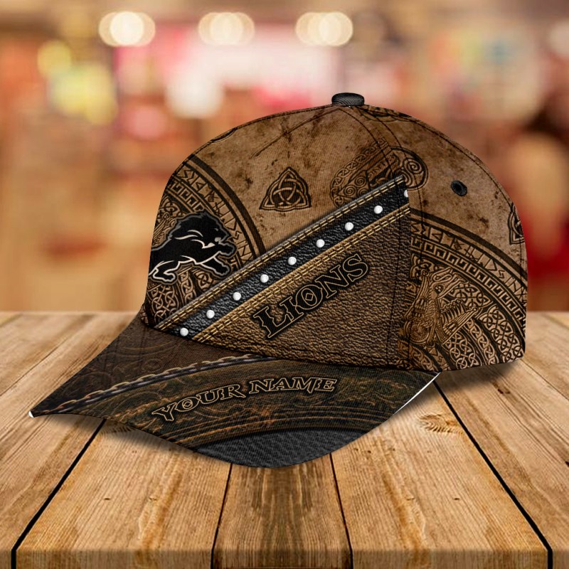 Detroit Lions Personalized Classic Cap