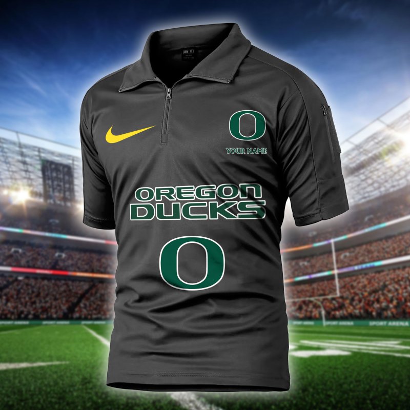 Oregon Ducks Army Polo Shirt