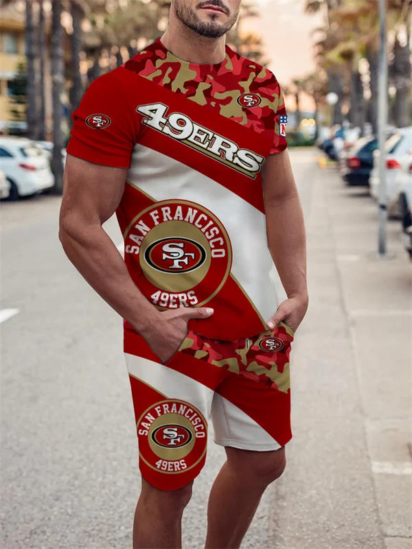 San Francisco 49ers T-shirt and Shorts