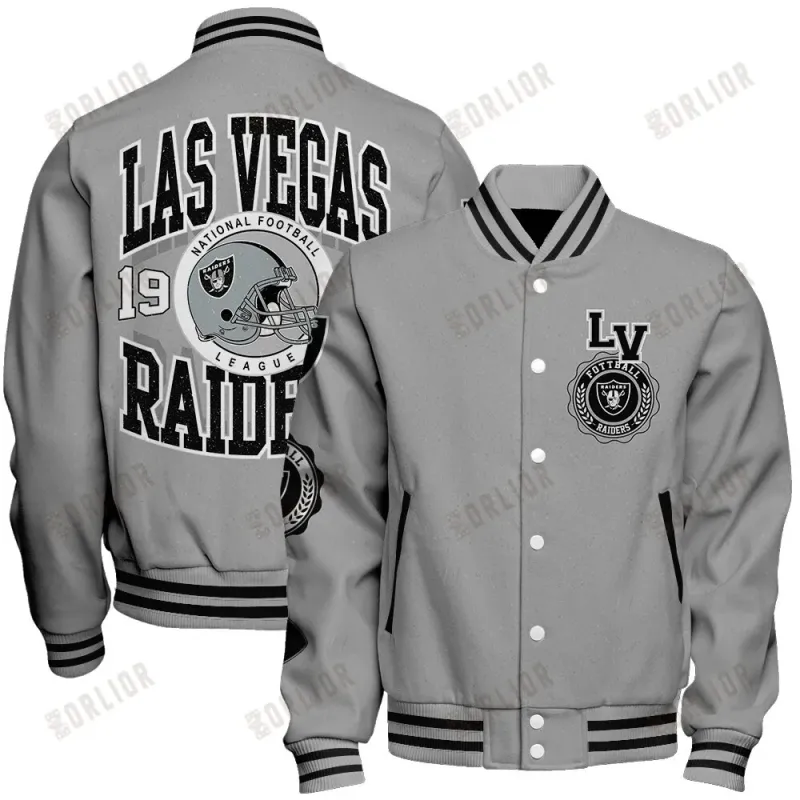 Las Vegas Raiders Varsity Jacket Image 1