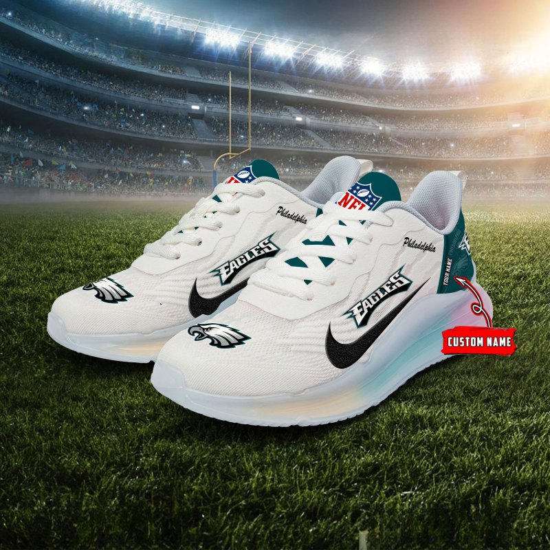 Philadelphia Eagles Rainbow Cushion Running Shoes