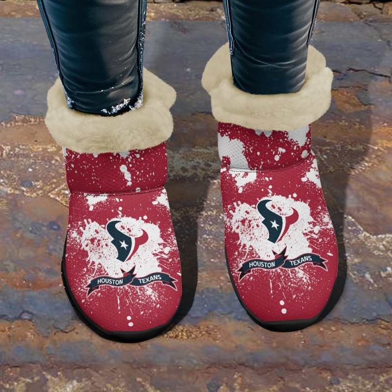 Houston Texans Comfy Winter Snow Boots Image 2