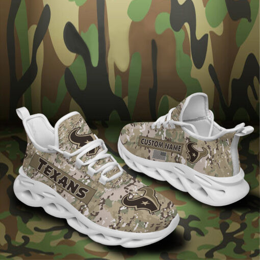 Houston Texans Personalized Yezy Running Sneakers