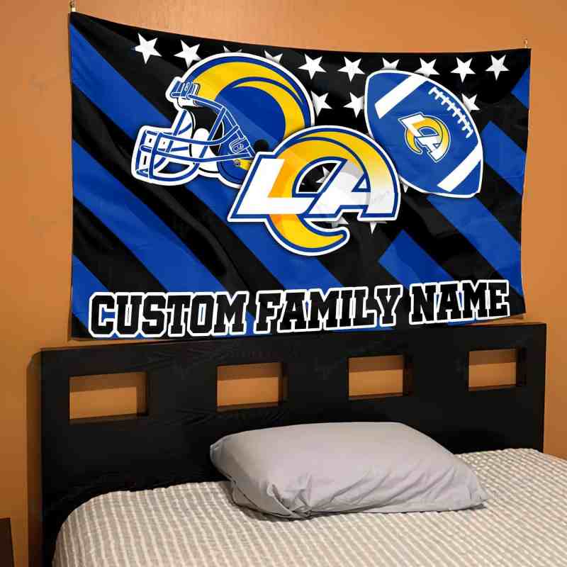 Los Angeles Rams Personalized Flag