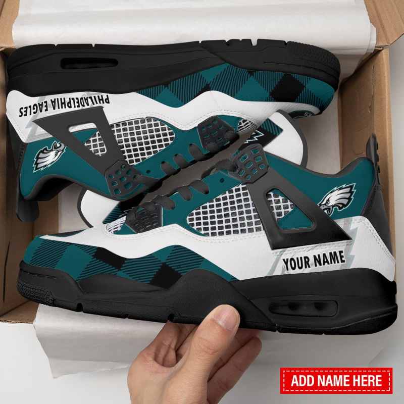 Philadelphia Eagles AJ4 Sneaker Image 4
