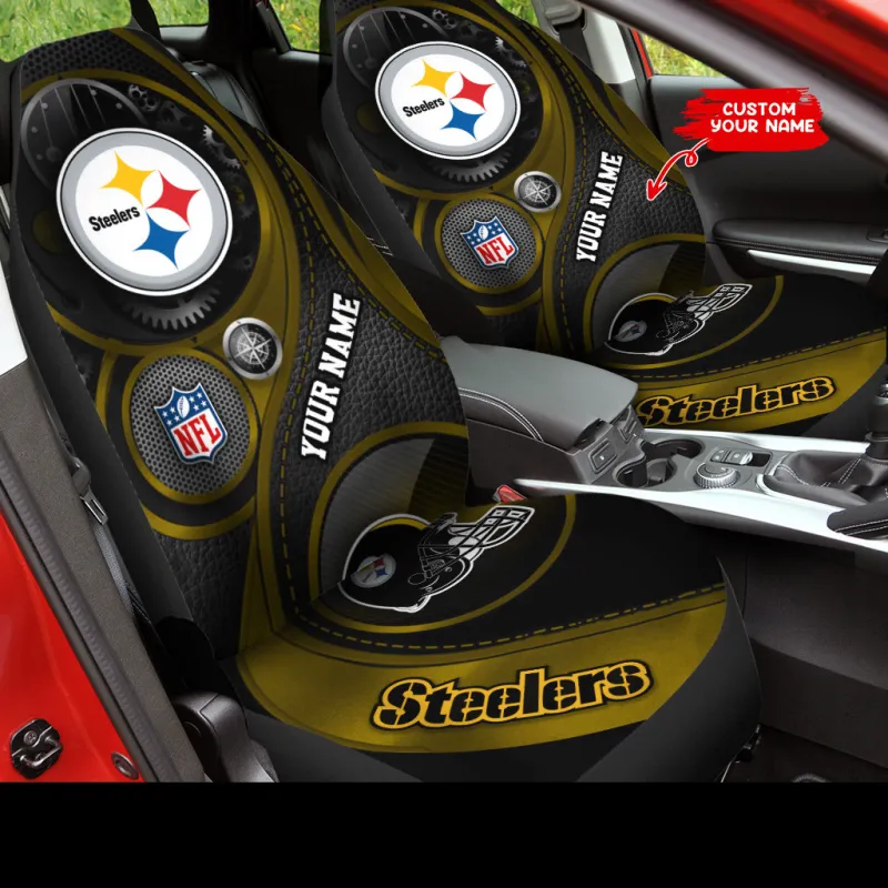 Pittsburgh Steelers Personalized Car Seat Covers