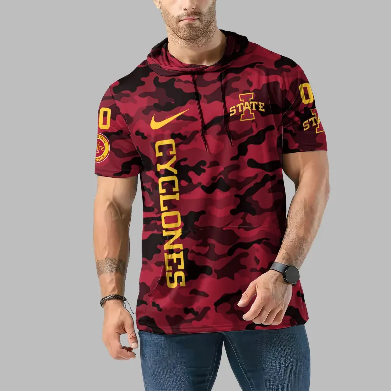 Iowa State Cyclones Camo Hoodie Front View
