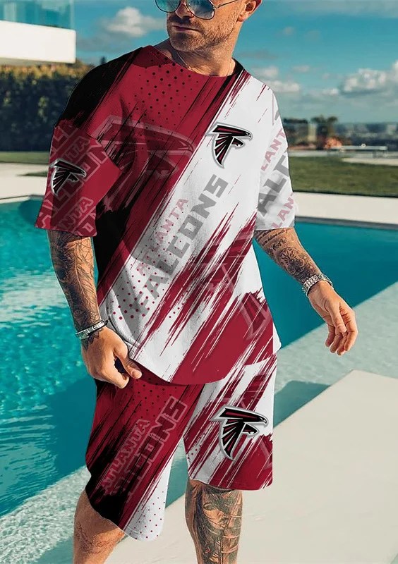 Atlanta Falcons T-shirt and Shorts AZTS226 1 Atlanta Falcons T-Shirt and Shorts Set