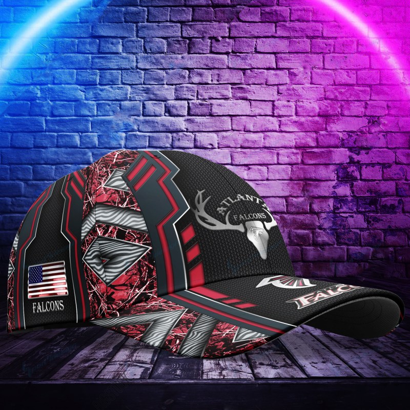 Atlanta Falcons Personalized Classic Cap - Side View
