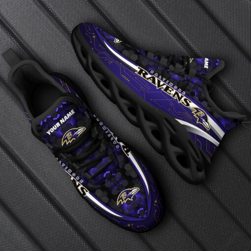 Baltimore Ravens Personalized Yezy Running Sneakers 85 6 Baltimore Ravens Yezy Sneakers