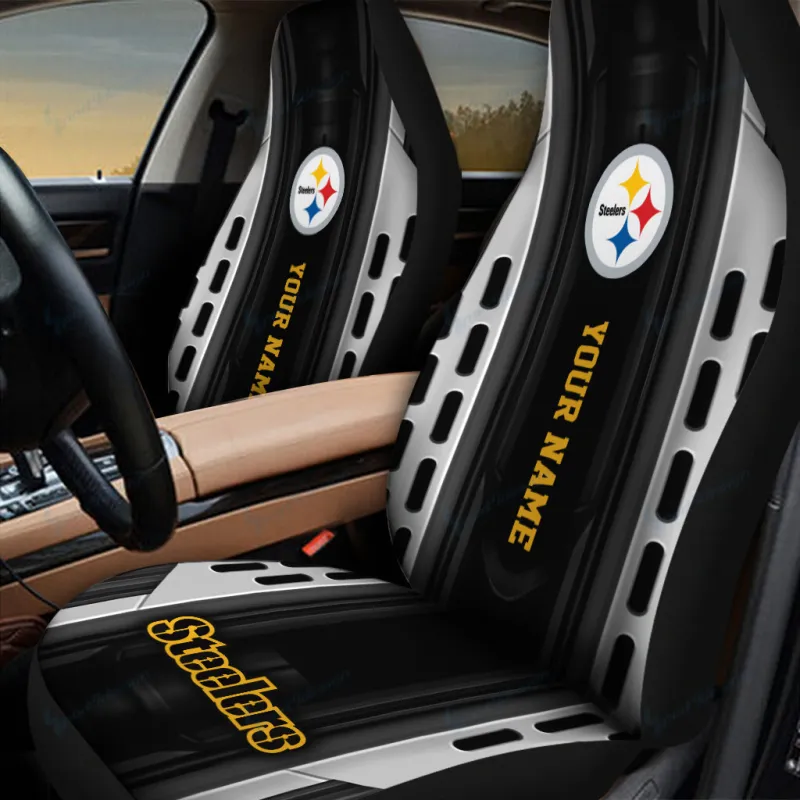 Pittsburgh Steelers Personalized Car Seat Covers