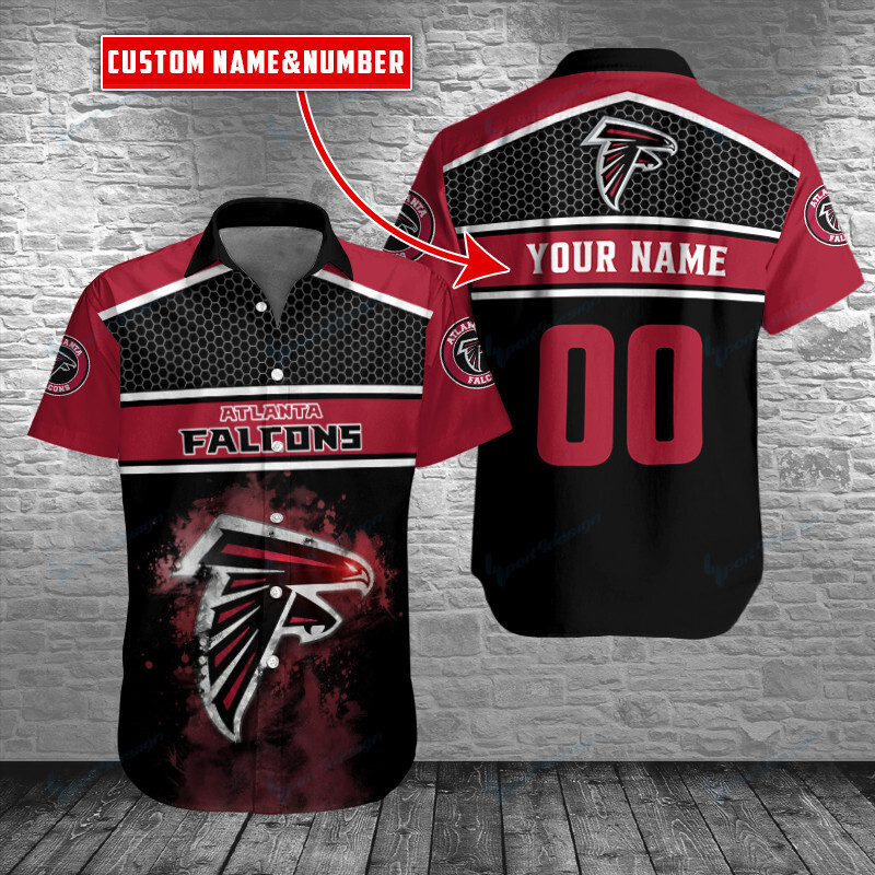 Sizing Chart for Atlanta Falcons Button Shirt