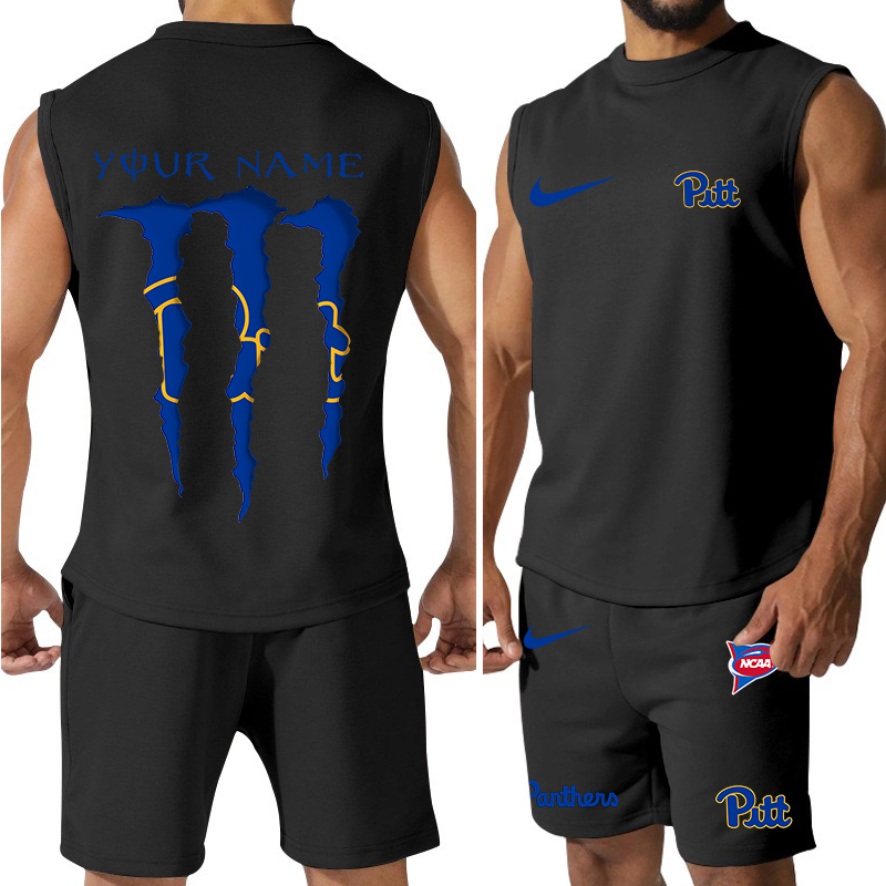 Pittsburgh Panthers Jersey Tank Top and Shorts 7