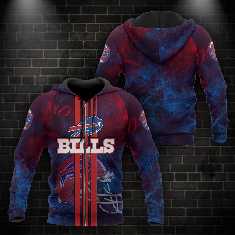 Buffalo Bills Hoodie Back View