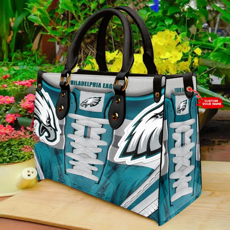 Jacksonville Jaguars Personalized Leather Hand Bag - Image 1