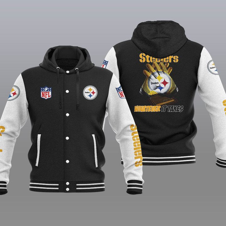 Pittsburgh Steelers Baseball Jacket