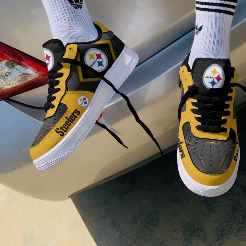 Pittsburgh Steelers AF1 Shoes Display