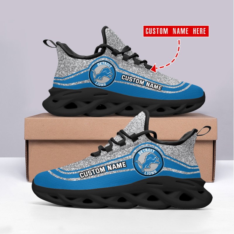 Detroit Lions Personalized Yezy Running Sneakers