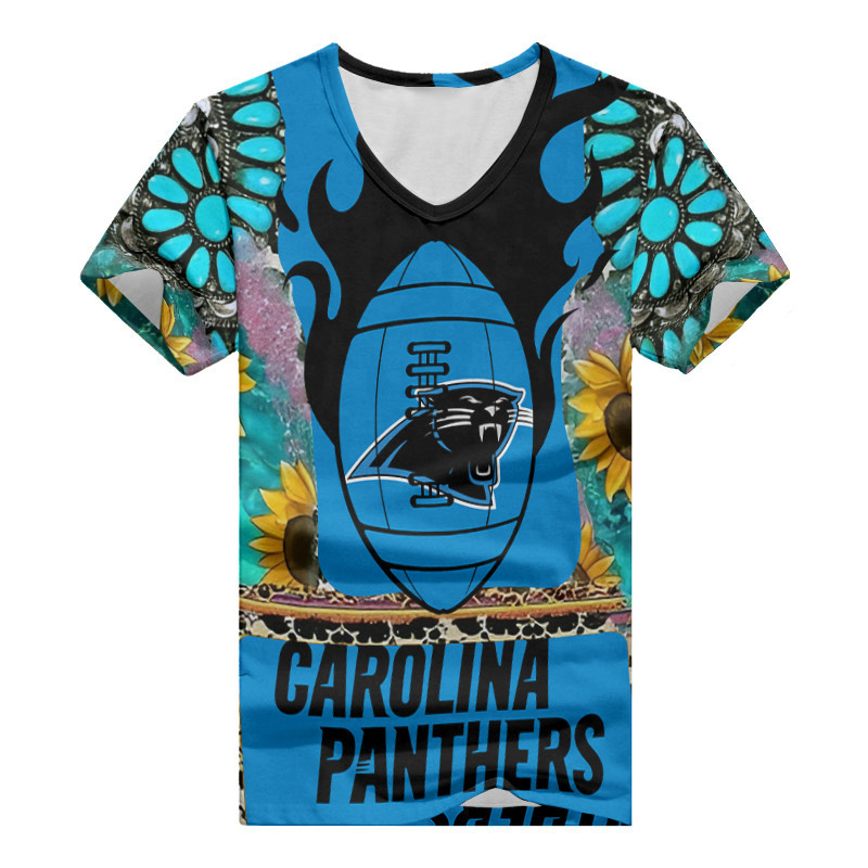 Carolina Panthers T-shirt Back View