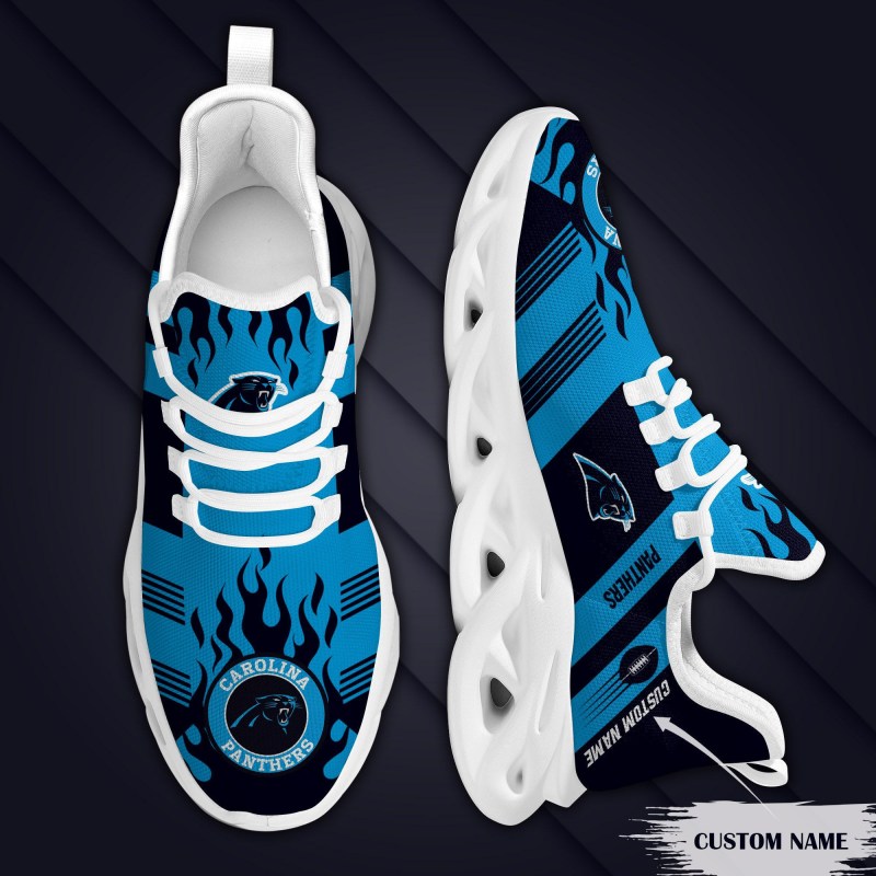 Carolina Panthers Sneakers Side View
