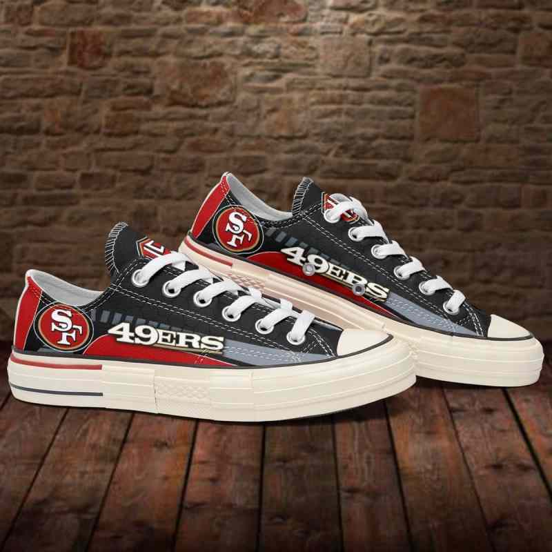 San Francisco 49ers New Low Top Canvas Shoes