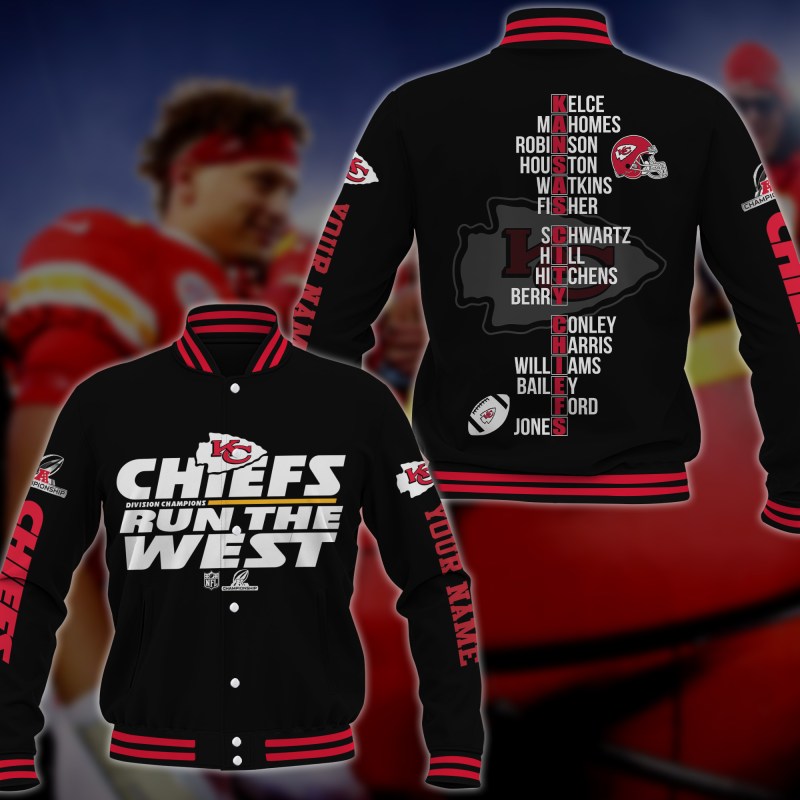 Kansas City Chiefs Baseball Jacket