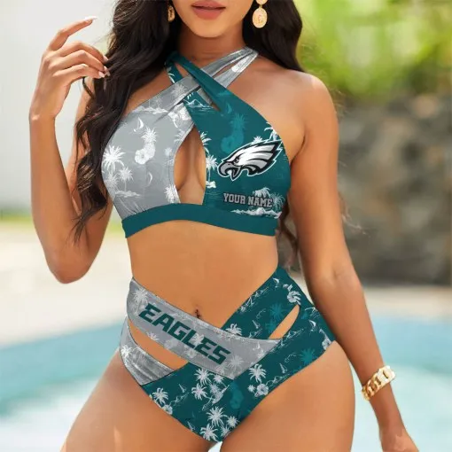 Philadelphia Eagles Women's Bikini Swimsuit 1