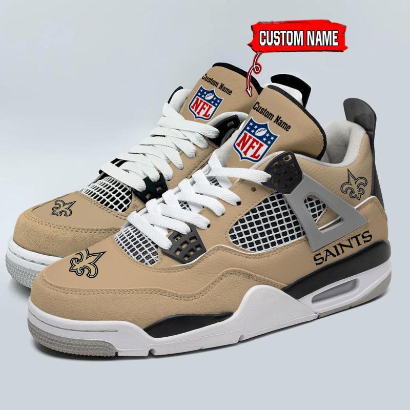 New Orleans Saints AJ4 Sneaker 1