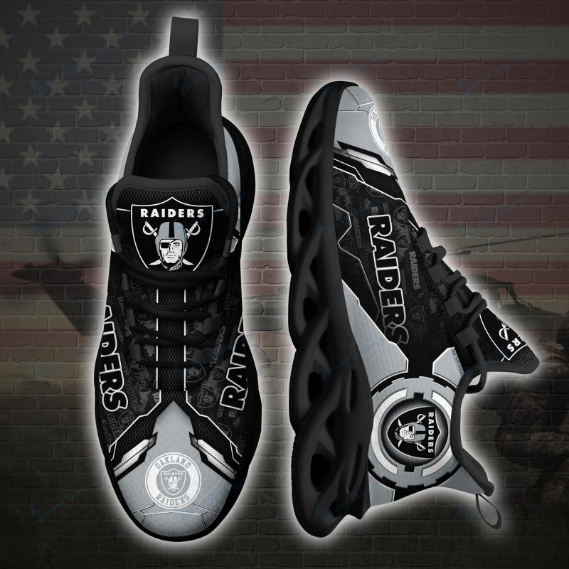 Las Vegas Raiders Yezy Running Sneakers