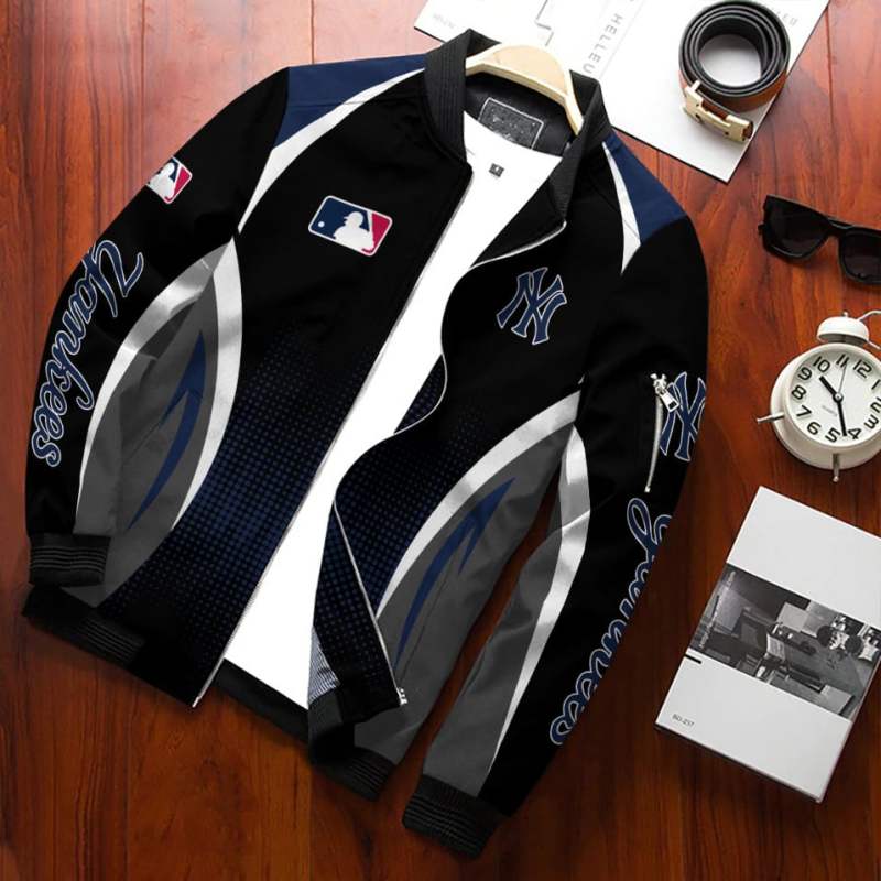 Back of New York Yankees Bomber Jacket
